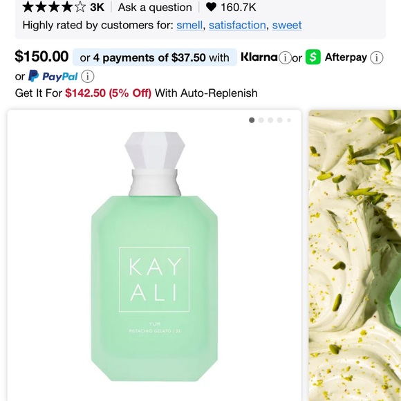 Kay Ali Yum Pistachio Gelato - Picture 2 of 3